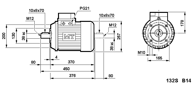 Electric Motor Frame Size 132m - Infoupdate.org